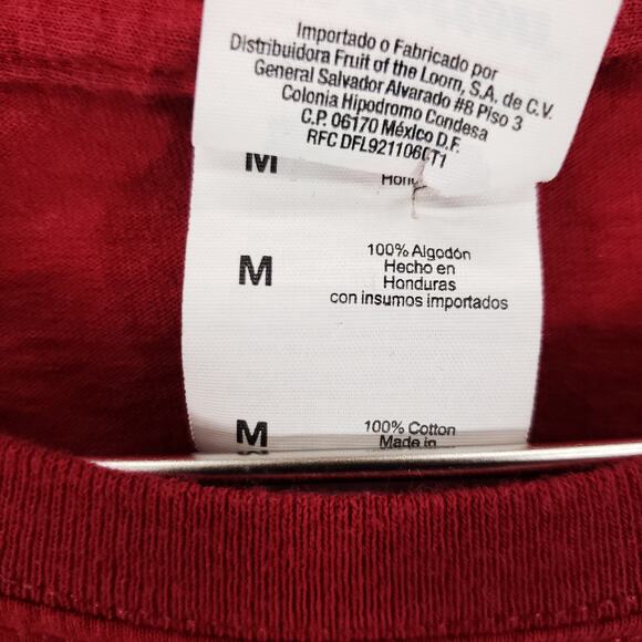 Harry Potter Gryffindor Shirt Size Medium Burgundy Brave At Heart Pullover Top - Picture 6 of 6